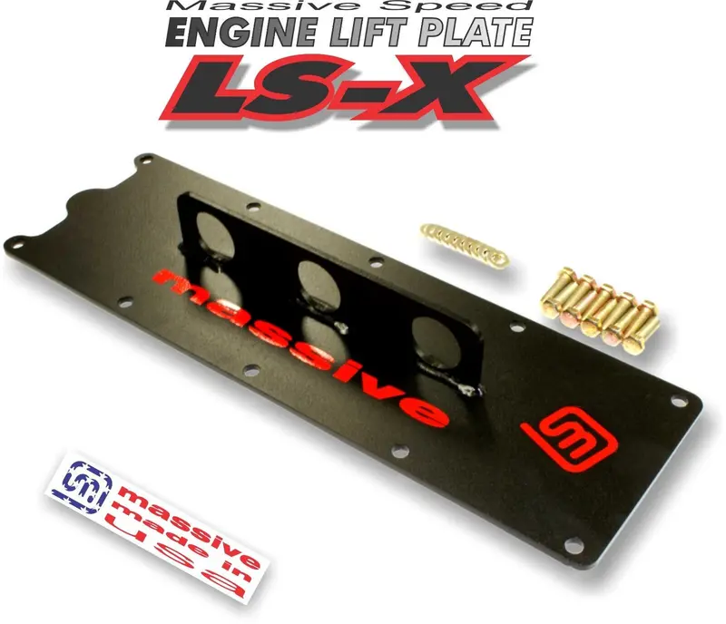 Massive Speed System Engine Lift Plate Hoist Crane Ls1 Gen Iii 3 Camaro Gto Corvette Lsx Ls-X 5.7 6.0 1