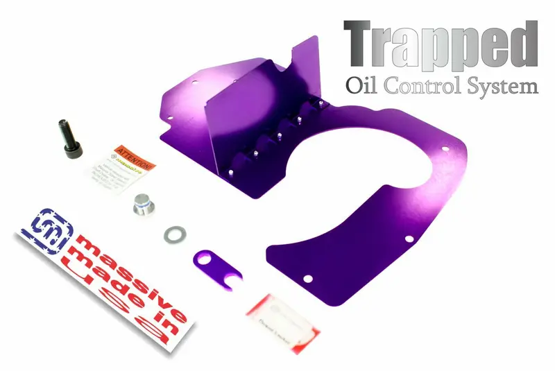 Massive Speed Trapped Oil Control Pan Baffle Mustang S550 2015+ Ecoboost 2.3 1