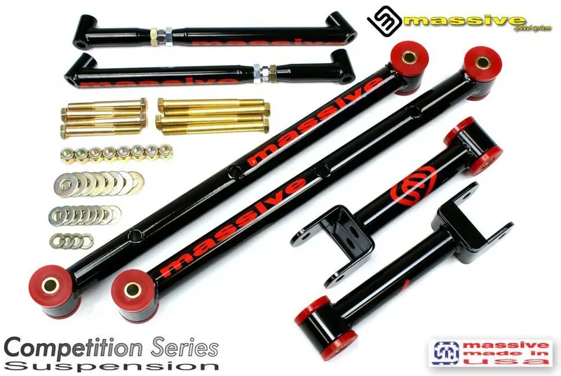 Massivetraction Satisfaction Competition Series Upper Lower Control Arms And Braces 68-72 A Gm  Body 1