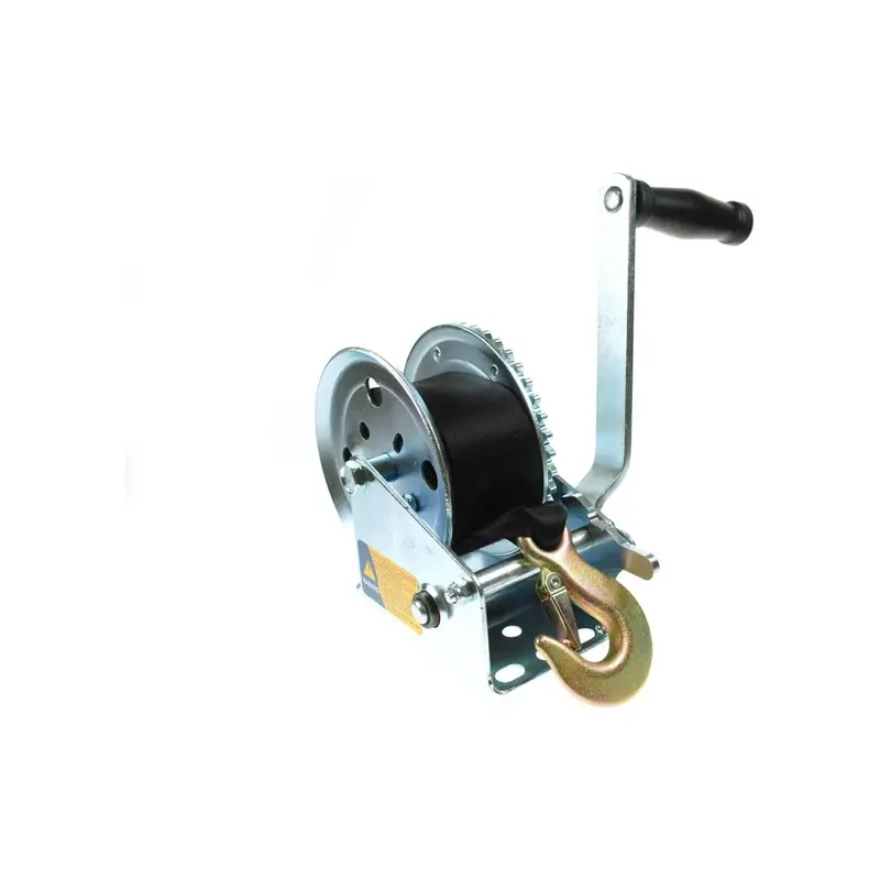 Maypole Boat Trailer Winch 250Kg With Strap And Zinc Plated Hook. 1
