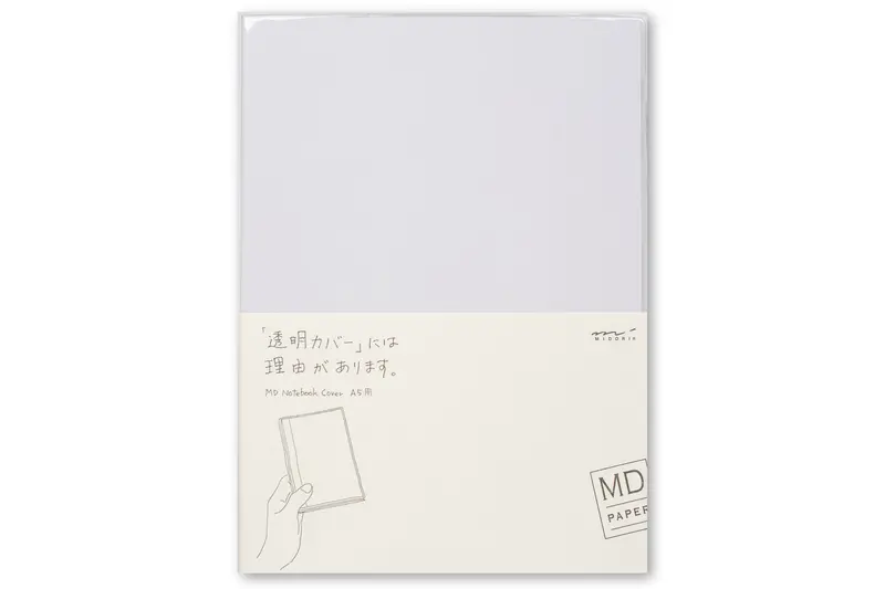 Md Notebook Cover, Clear Vinyl, A5 1