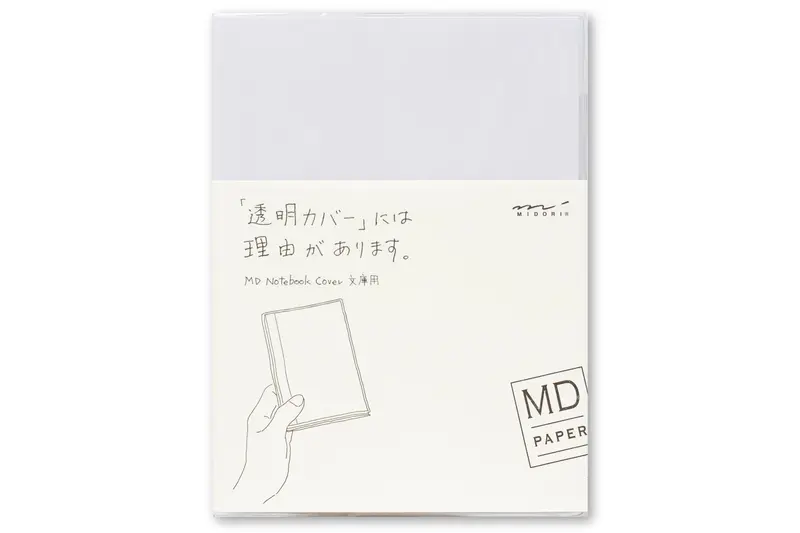 Md Notebook Cover, Clear Vinyl, A6 1