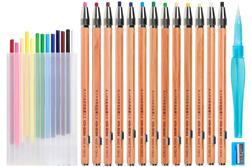 Mechanical Watercolor Pencils, Complete Set Of 13 1