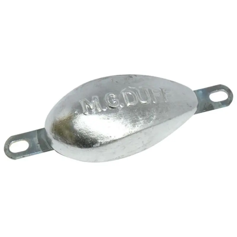 Mg Duff Ad77 Pear Shaped Aluminium Hull Anode (Salt / Brackish, 1.0Kg) 1