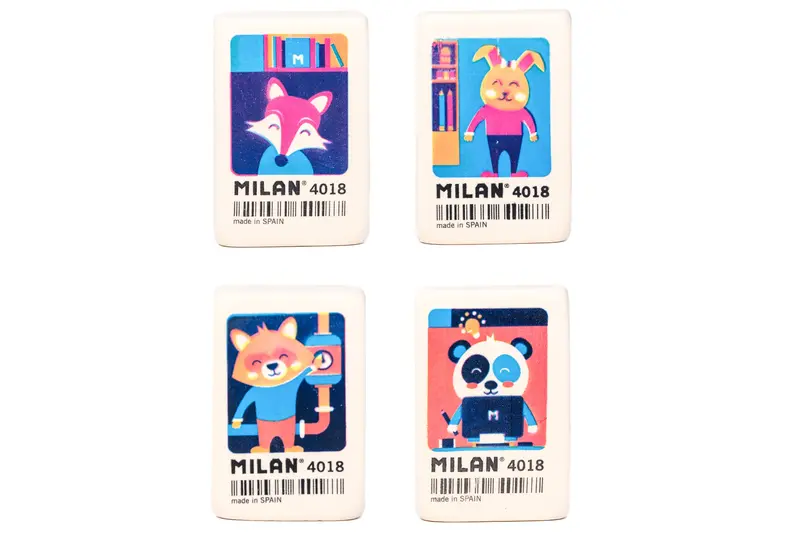Milan 4018 Illustrated Eraser 1