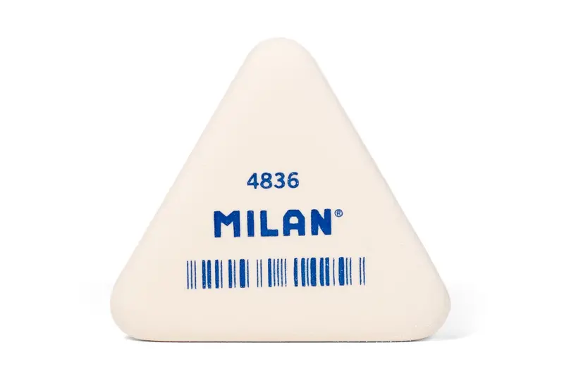 Milan 4836 Triangle Eraser, Slim 1