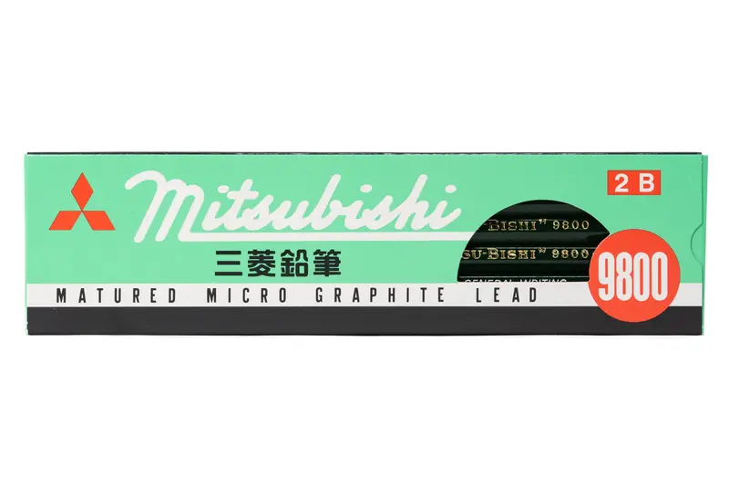 Mitsubishi 9800 Pencil, 2B, Set Of 12 1