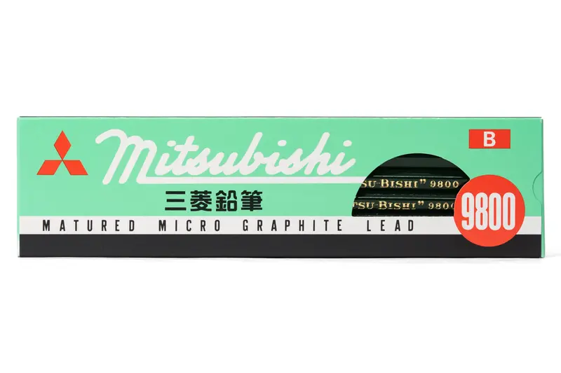 Mitsubishi 9800 Pencil, B, Set Of 12 1