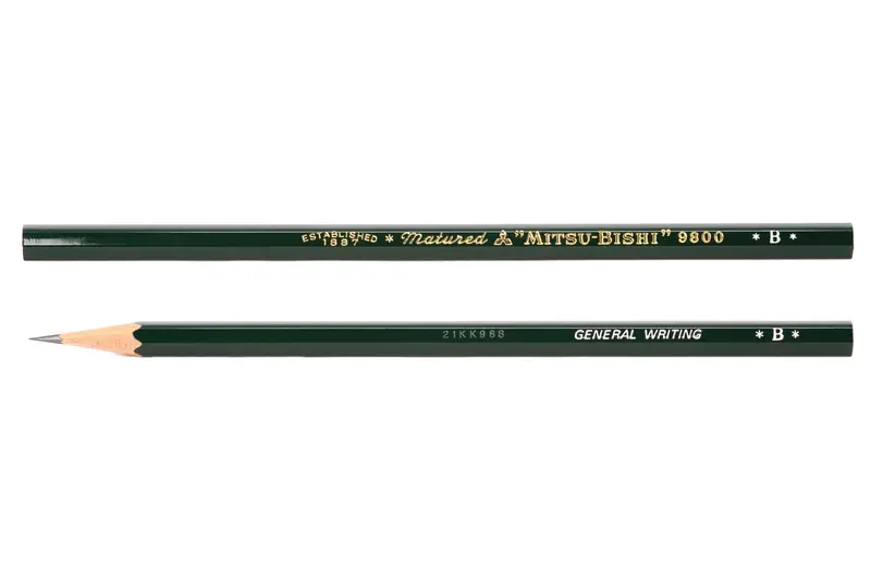 Mitsubishi 9800 Pencil, B, Single 1