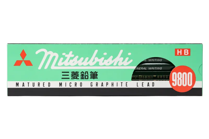 Mitsubishi 9800 Pencil, Hb, Set Of 12 1