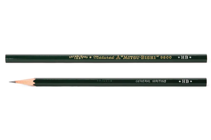 Mitsubishi 9800 Pencil, Hb, Single 1
