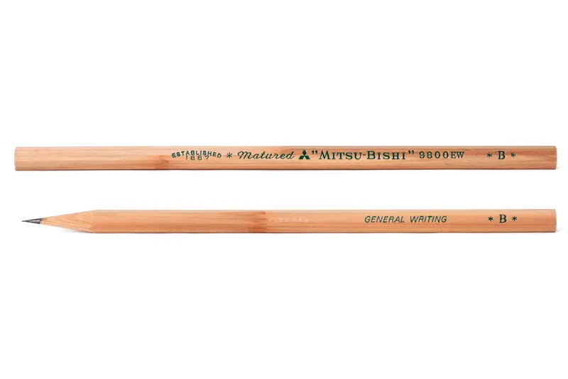 Mitsubishi 9800Ew Recycled Pencil, B, Single 1