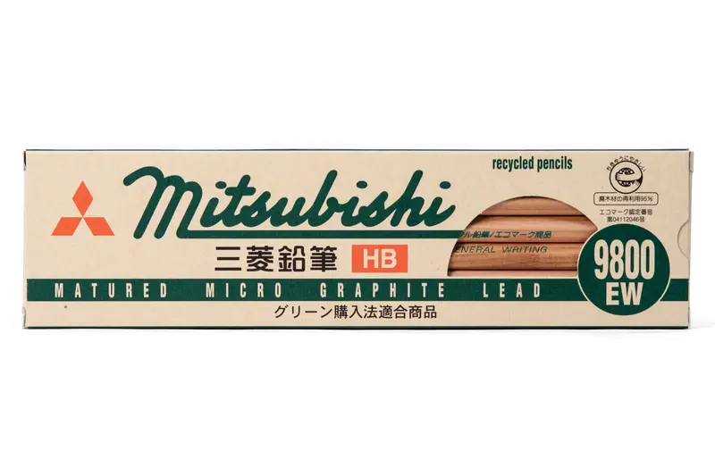 Mitsubishi 9800Ew Recycled Pencil, Hb, Set Of 12 1