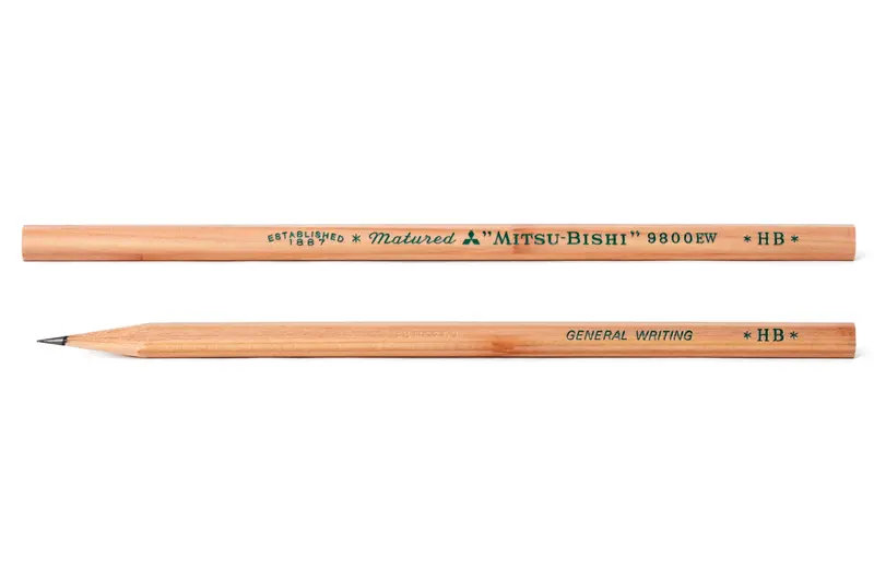 Mitsubishi 9800Ew Recycled Pencil, Hb, Single 1