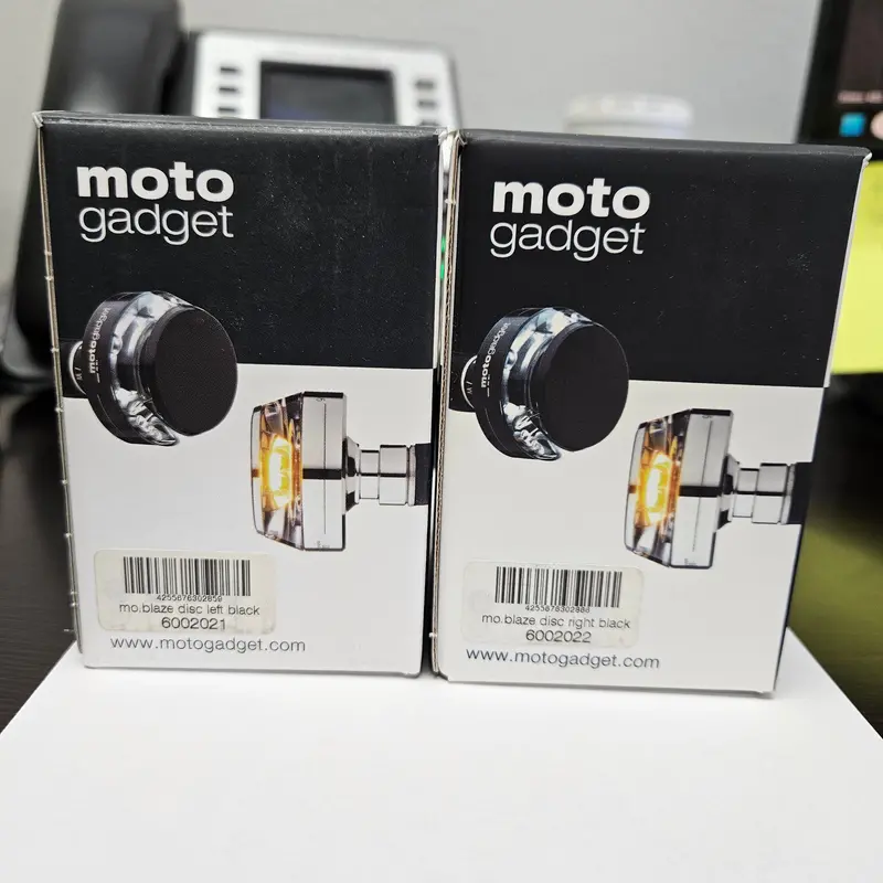 Motogadget Mo.Blaze Disc Lights - Black - Open Box 1
