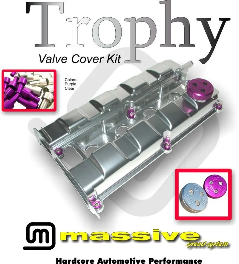 Mss Trophy Engine Cam Valve Cover Kit Focus Svt St170 2.0 W Ss Hardware Cap 1