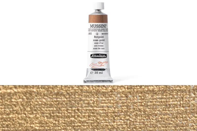 Mussini Oil Colors, 35 Ml, #865 Rose Gold 1