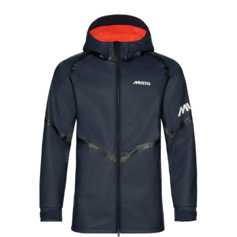 Musto Champ Aqua Hoodie Navy 1
