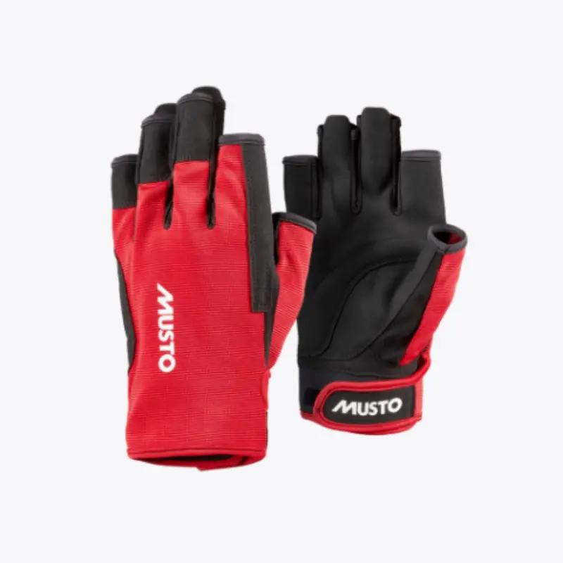 Musto Ess Sailing Short Finger Glove 2.0 Red 1