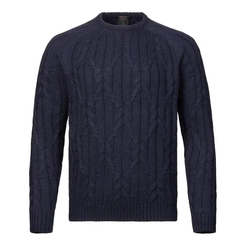 Musto Men's Marina Cable Knit Navy 1