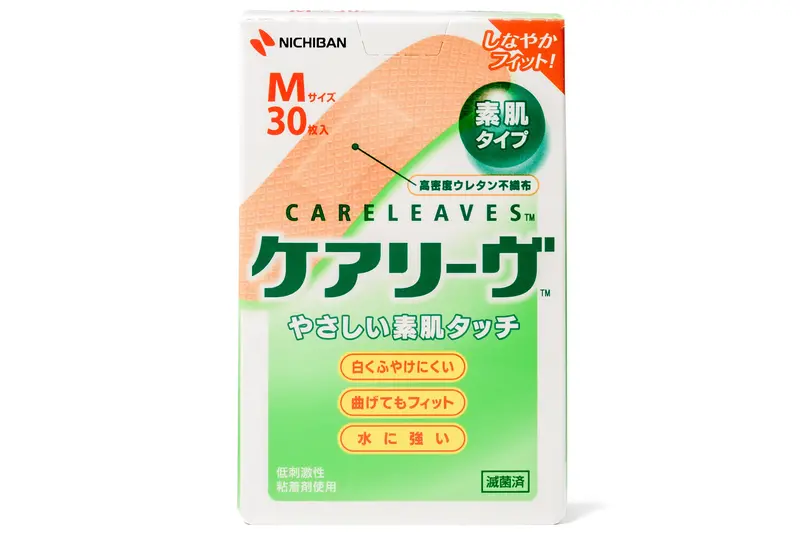 Nichiban Careleaves Bandages, Medium, Box Of 30 1
