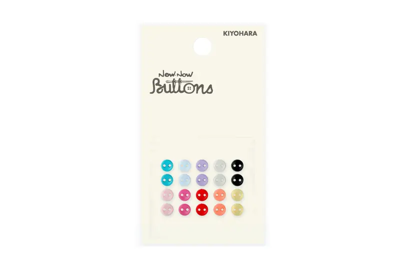 Now Now Buttons, 5 Mm, Assorted Colors 1