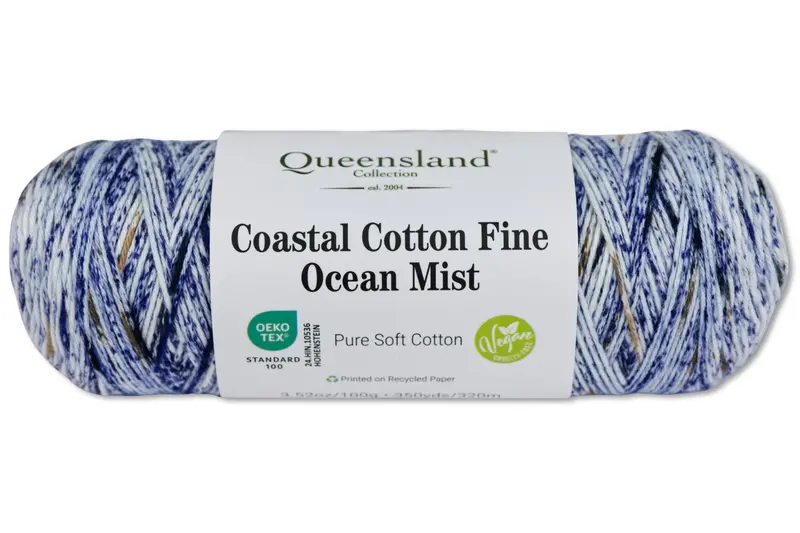 Ocean Mist Fine Cotton Yarn, #4025 Pfeiffer Beach 1