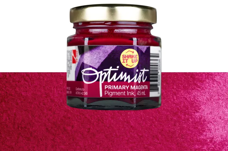 Optimist Pigment Ink, #325 Primary Magenta, 45 Ml Inkwell 1