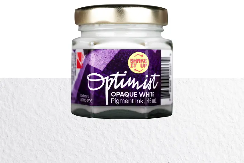 Optimist Pigment Ink, #360 White, 45 Ml Inkwell 1