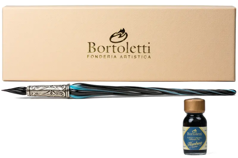 Orseolo Glass Pen Set, Black 1