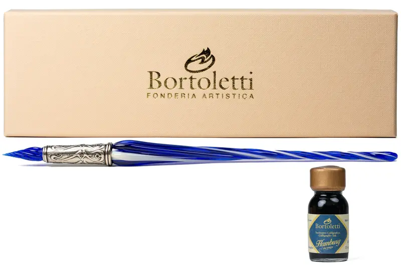 Orseolo Glass Pen Set, Blue 1