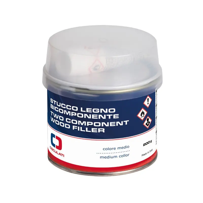 Osculati Bicomponent Wood Filler Medium Coloured 150Ml 1