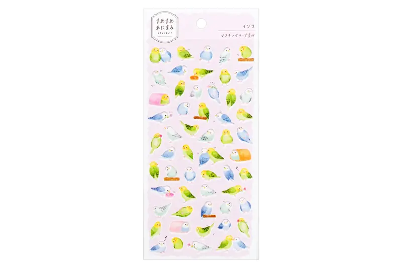Parakeet Sticker Sheet 1