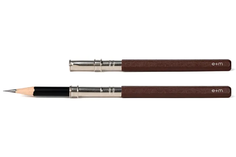 Peanpole Wooden Pencil Extender, Deep Brown 1
