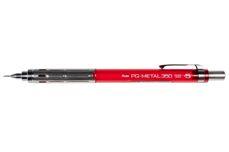 Pg-Metal 350 Mechanical Pencil, Red 1