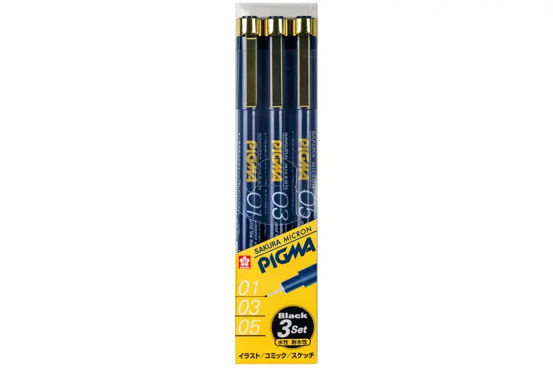 Pigma Micron Set Of 3 (01/03/05) 1