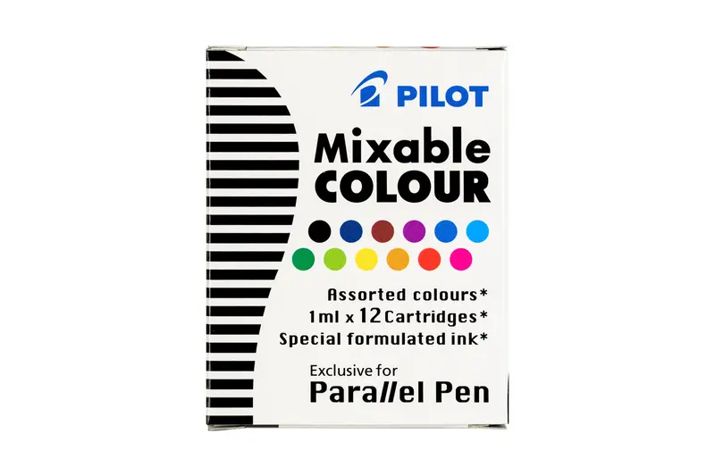 Pilot Mixable Colour Cartridges, Assorted Pack Of 12 1