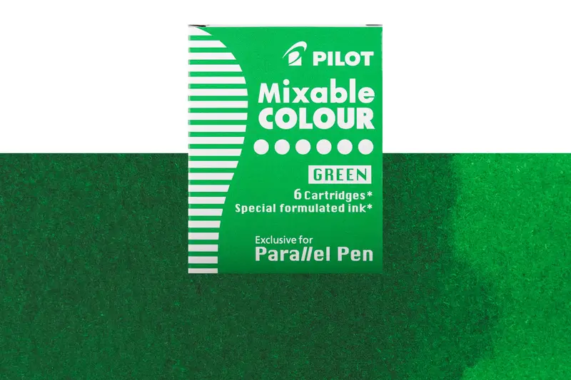 Pilot Mixable Colour Cartridges, Green, Box Of 6 1