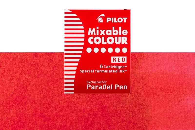 Pilot Mixable Colour Cartridges, Red, Box Of 6 1