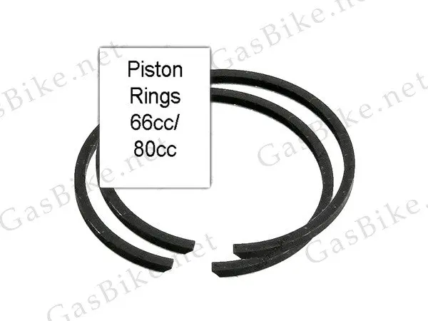 Piston Rings - 66Cc/80Cc Gas Motorized Bicycle 1