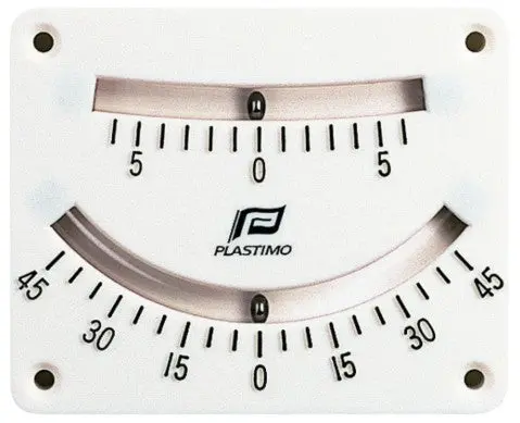 Plastimo Clinometer Twin Scale Yacht Dinghy Heelmeter 1