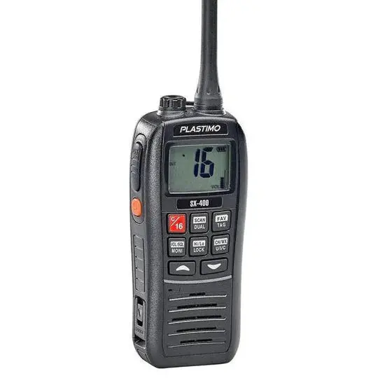 Plastimo Sx-400 Uk Floating Handheld Vhf Radio 5W 1