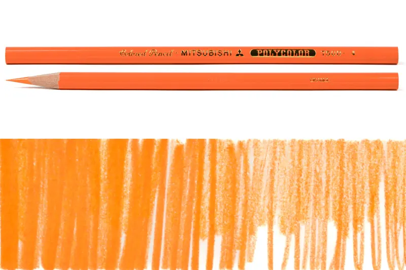 Polycolor Colored Pencils, #04 Orange 1