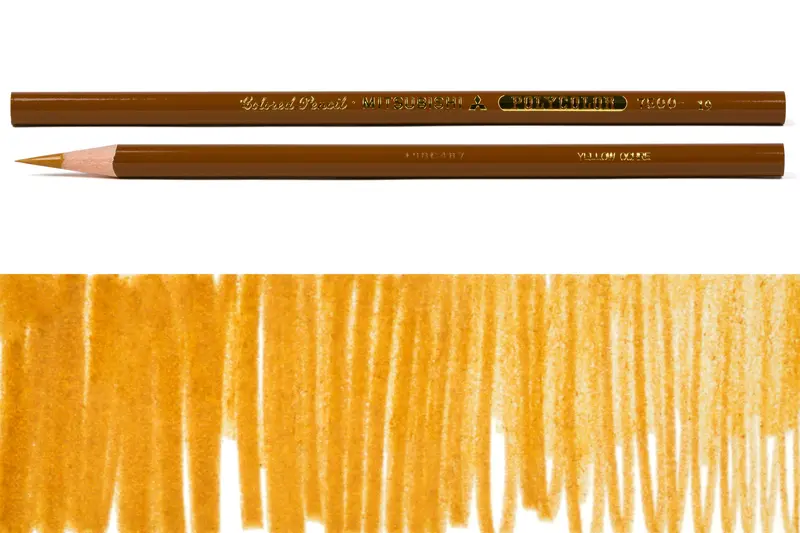 Polycolor Colored Pencils, #19 Yellow Ochre 1