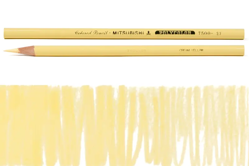 Polycolor Colored Pencils, #27 Cream Yellow 1
