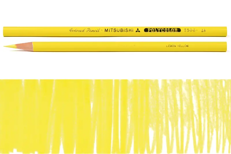 Polycolor Colored Pencils, #28 Lemon Yellow 1