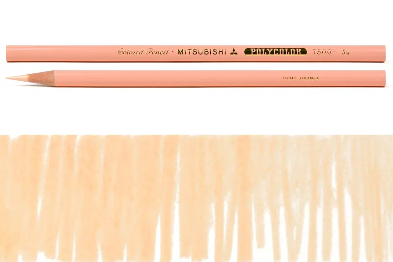 Polycolor Colored Pencils, #54 Light Orange 1