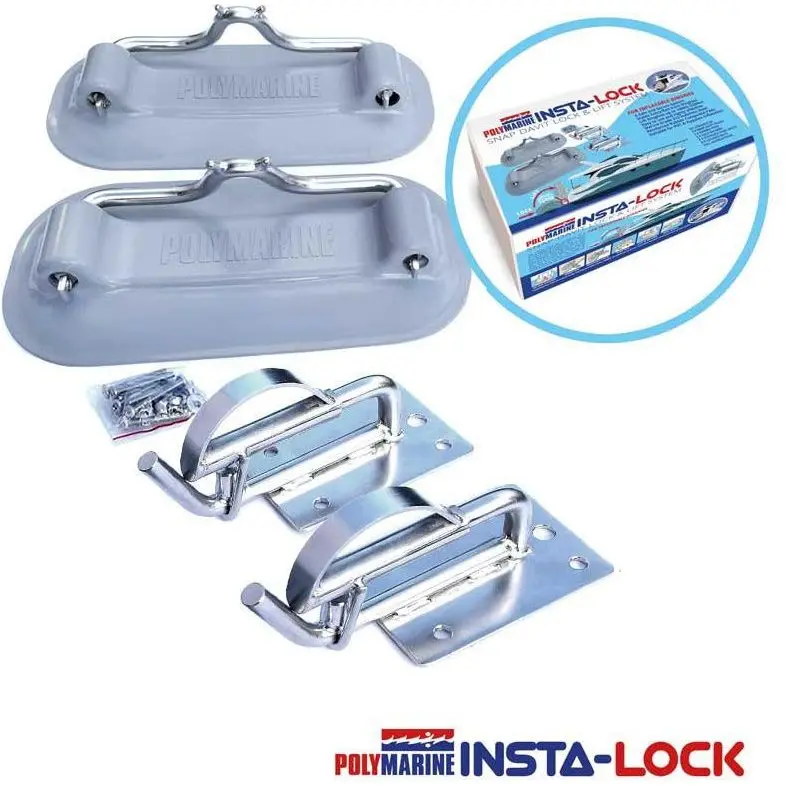 Polymarine Inflatable Boat Insta-Lock Davit Kit 1