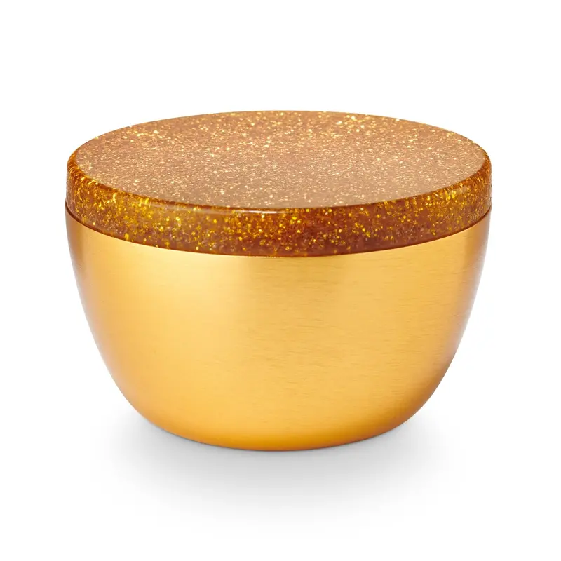 Popcorn Garland Sparkle Lidded Tin Candle 1