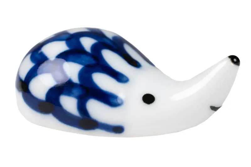 Porcelain Hedgehog Brush Rest 1